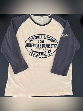 Wright & Ditson Louisville Slugger 125th Anniversary Raglan Tee Small